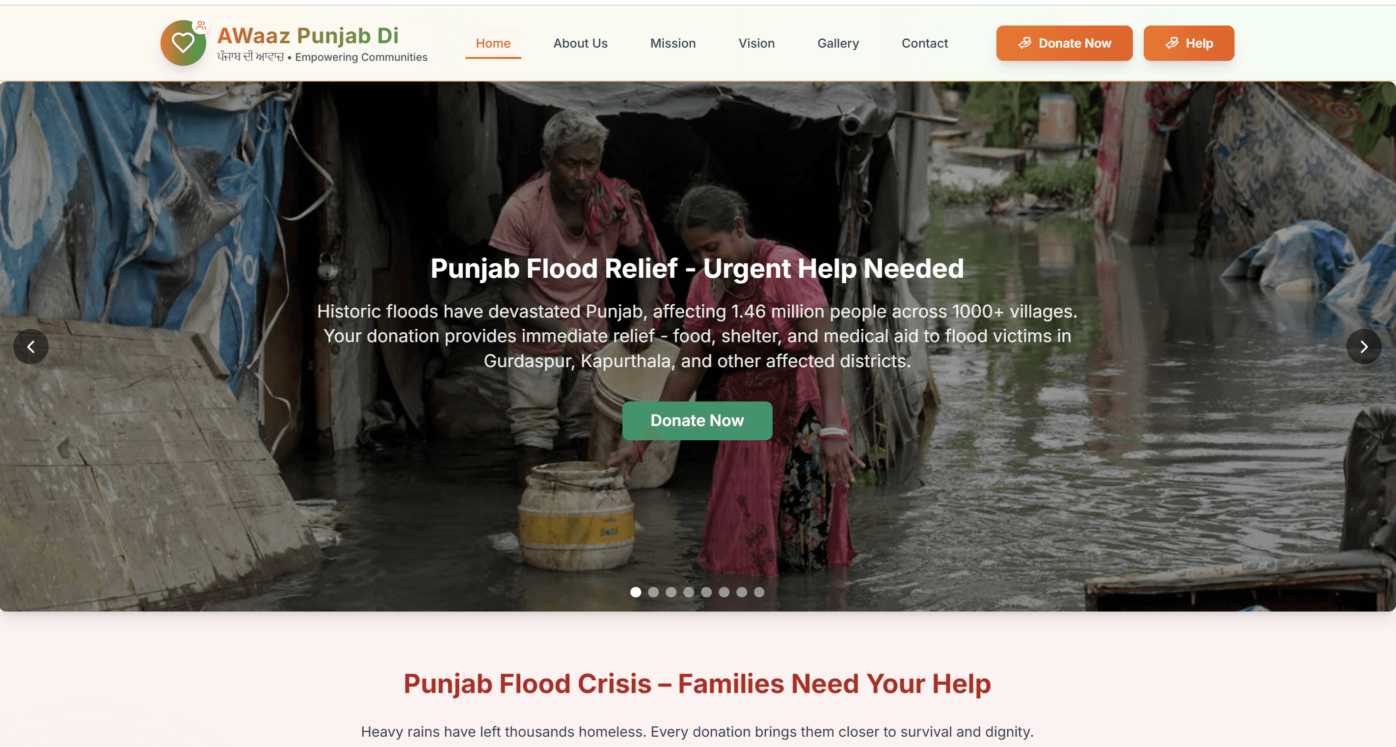 Awaaz Punjab Di - NGO Management System